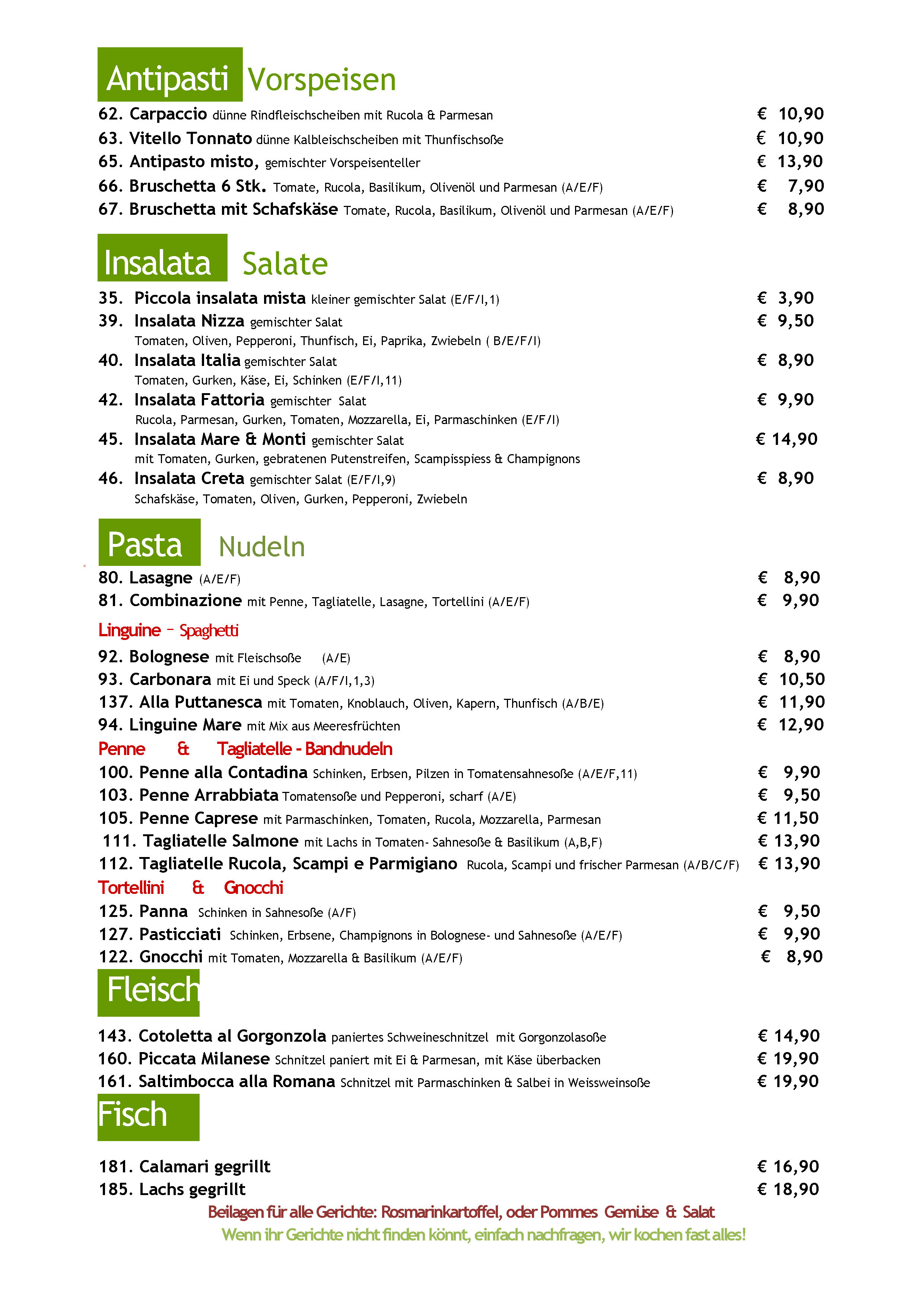La Fattoria RISTORANTE PIZZERIA